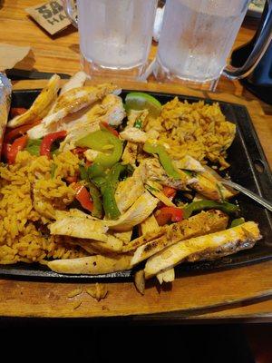 Chicken fajitas