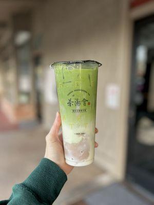 Taro Matcha Latte