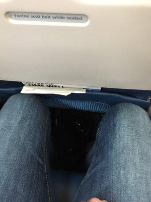 Who needs legroom.