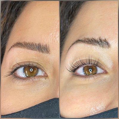 Lash lift & tint