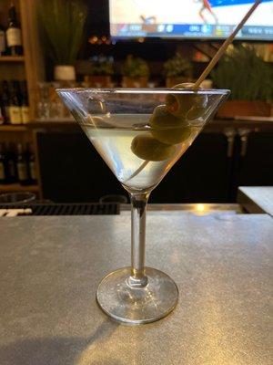 Perfect dirty Martini