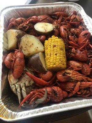 Crawfish, blue crab