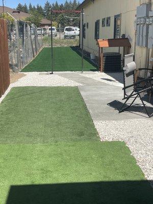 Outdoor training area added