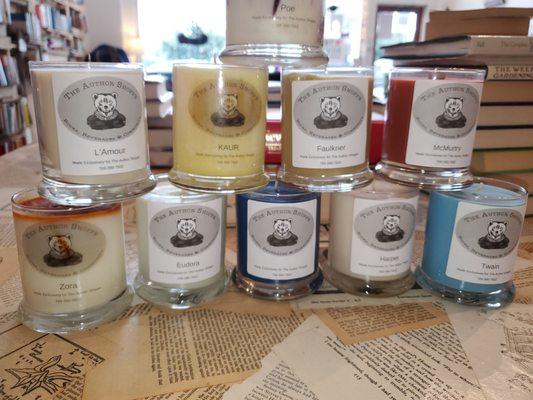 Author inspired candles