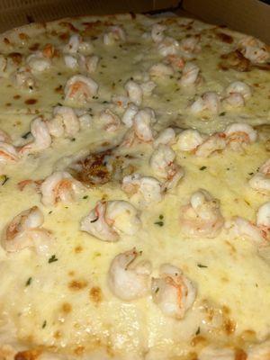 Shrimp Scampi Gourmet Pizza