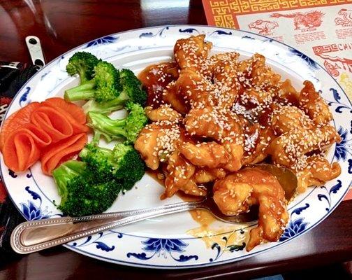 General Tso's Shrimps