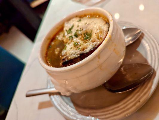 Wild Mushroom Soup Au Gratin