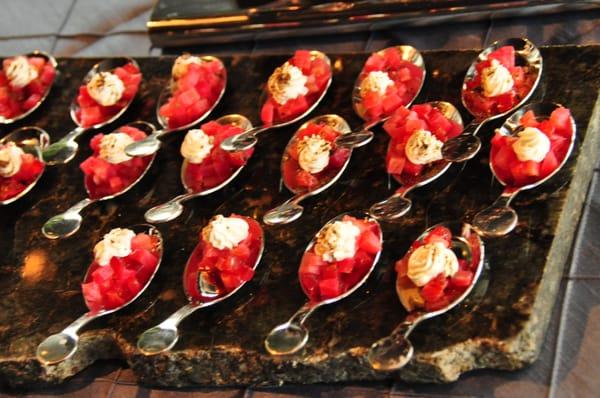 Strawberry Chevre Spoon