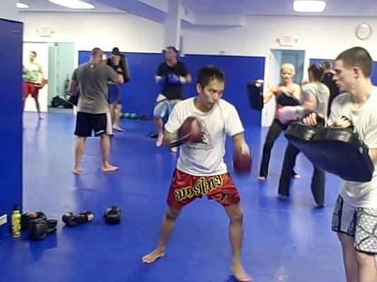 Muay Thai training