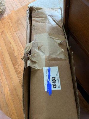 Damaged box