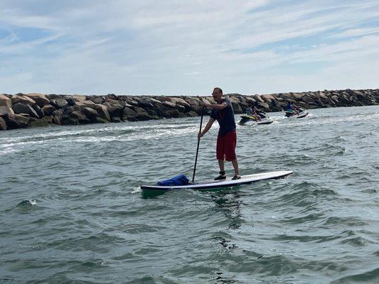 Heading out to open waters, Virginia Beach