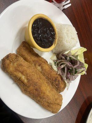 Pescado Frito a la Criolla