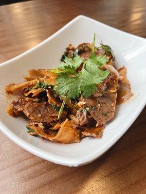 Sliced Beef and Ox Tongue in Chili Sauce