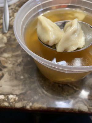 Baby wontons.