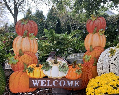 Fall Welcome Display