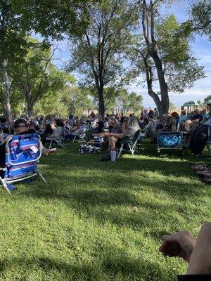 Music in the park.