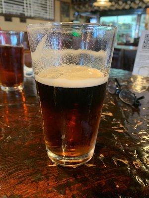 Black & Tan, my favorite  Took a sip to make sure it was good Yep, I'll be back for this