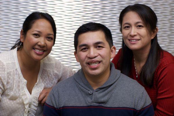 L-R: Dr. Melanie, Dr. Nate, and Dr. Emily