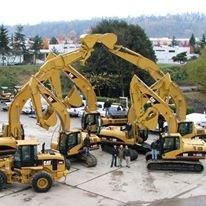 Some of our many pieces of equipment to handle all of your excavating needs