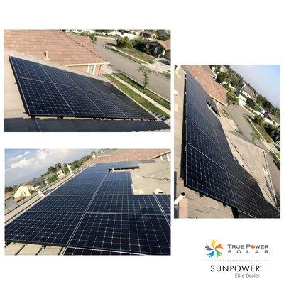 Recently completed residential job. 28 SunPower 345W modules with built-in microinverters.