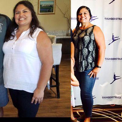 Fit Camp LA helped me to this result. 60 lbs down in this picture. Still tryin for about 20 more.