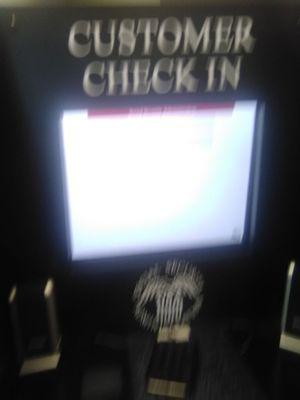 Check in kiosk