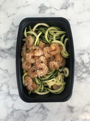 Teriyaki Shrimp & Zoodles
 *Keto Friendly