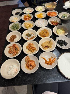 Banchan spread