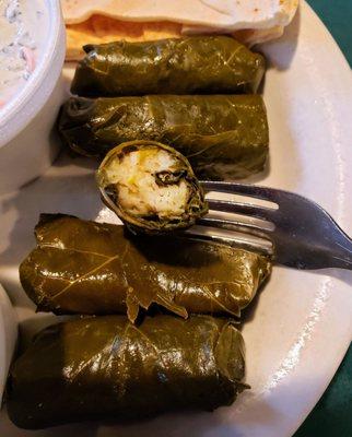 Grape Leaves at Nick's