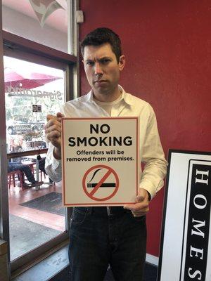 No Smoking Sign