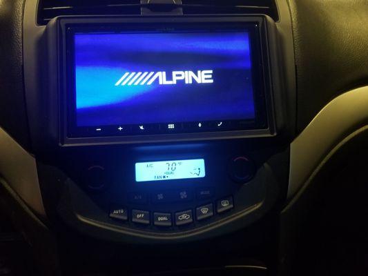 New Alpine & Air Conditioner Dash.