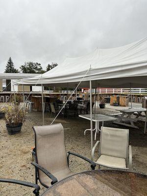 Cider tasting area