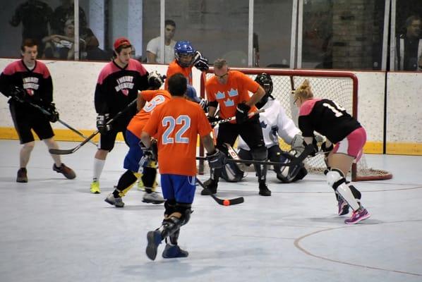 MORE BALL HOCKEY ACTION