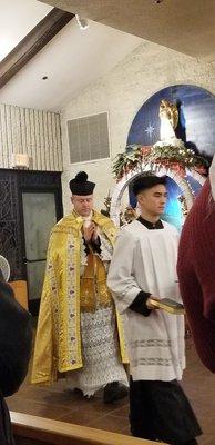 Immaculate Conception, pray for Fr. Burfitt. A holy priest.