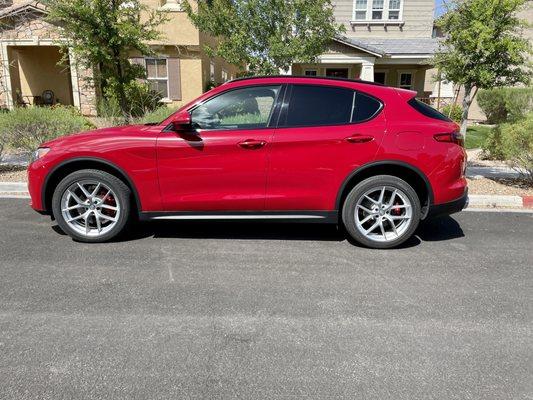 2018 Alfa Romeo, Robert found for me w/ 3500 miles (Spring 2021 Purchase)