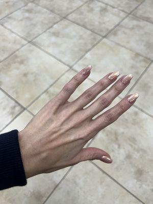 Chrome Nails  touch up