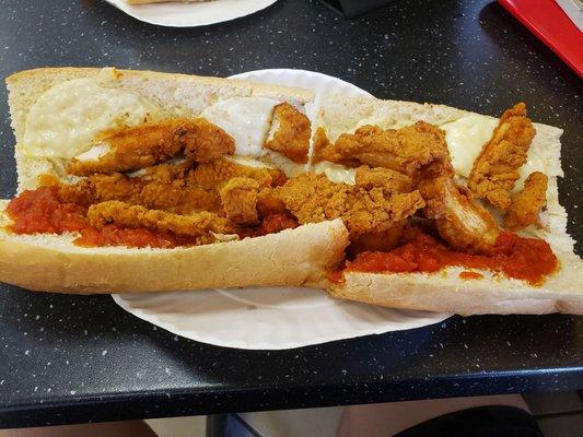 Chicken parm sub