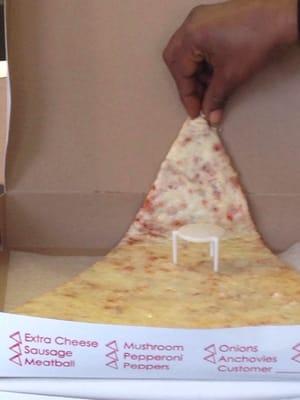 Now that's a slice of pizza!!!