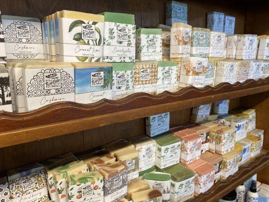 Soaps made in Naples, NY.