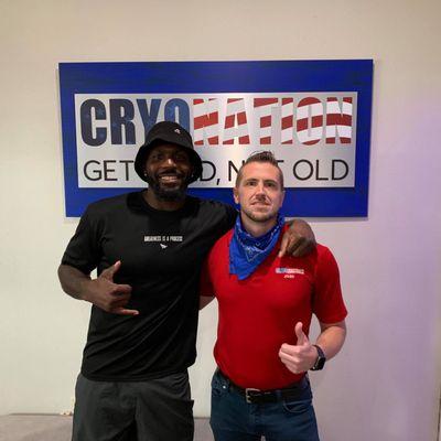 Dez Bryant does Cryo with Cryo Nation! Get your freeze on!