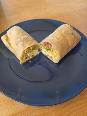 Breakfast burrito!!!!!!!!!!