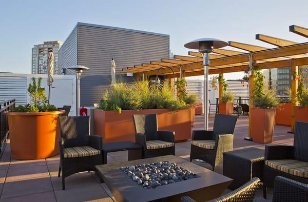 Rooftop Deck at at The Century Apartments, Seattle, WA