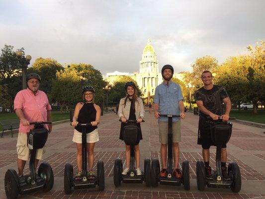 Our Denver segway tour guide Chris rocks