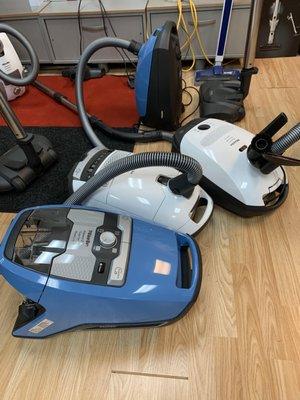 3 of the Miele vacuums I tried, CX1, C3, and C1. All are the Cat & Dog model (electric powered beater brush) and I got the C1.