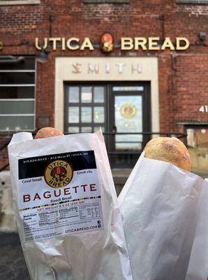 Loaves from the great Utica Bread!