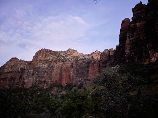 View from our campsite