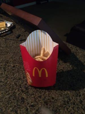 This is the large French-fries I paid for . Not the first time