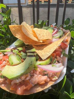 Shrimp ceviche