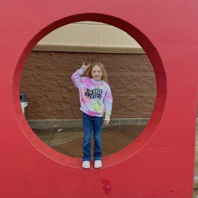 My daughter enjoyed a trip to target to pick out some warm clothes and toys for her bday