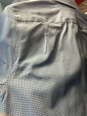 Badly pressed shirt